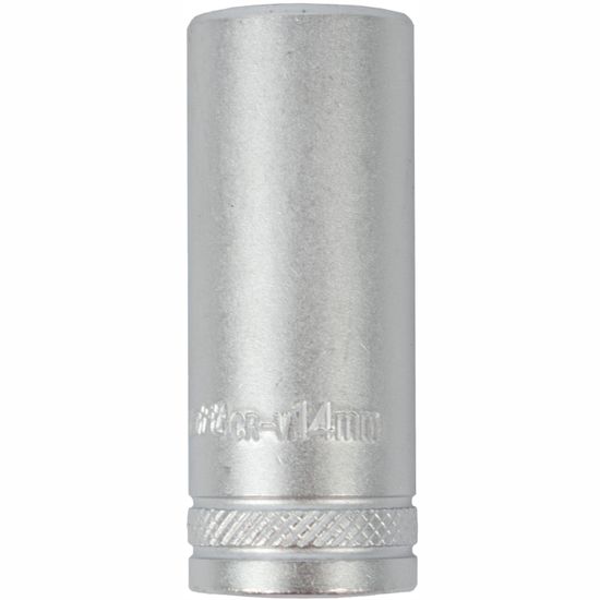 Socket 14mm 1/4" Dr Deep Socket Crv 12 Point