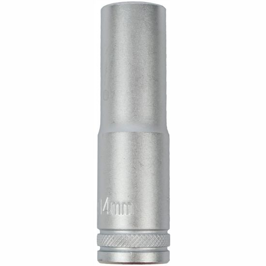 Socket 14mm 1/2" Dr Deep Socket Crv 12 Point