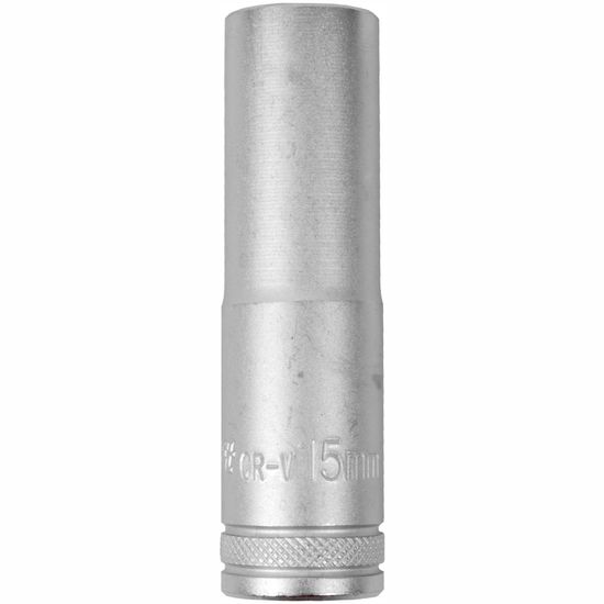 Socket 15mm 1/2" Dr Deep Socket Crv 12 Point
