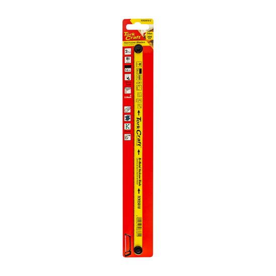 2pc Hacksaw Blade Bi-metal 14tx300 Hanging Card