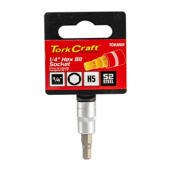 Socket Bit 1/4"dr Hex H5 S2 Material