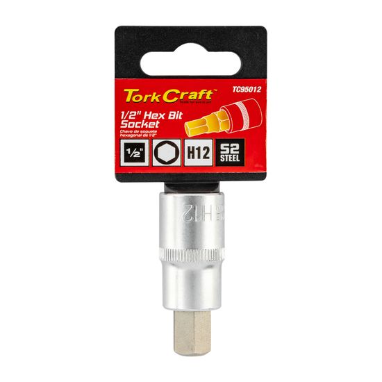 Socket Bit 1/2"dr Hex H12 S2 Material