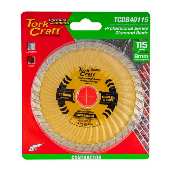 Diamond Blade Turbo Wave 115mm X 22.22mm
