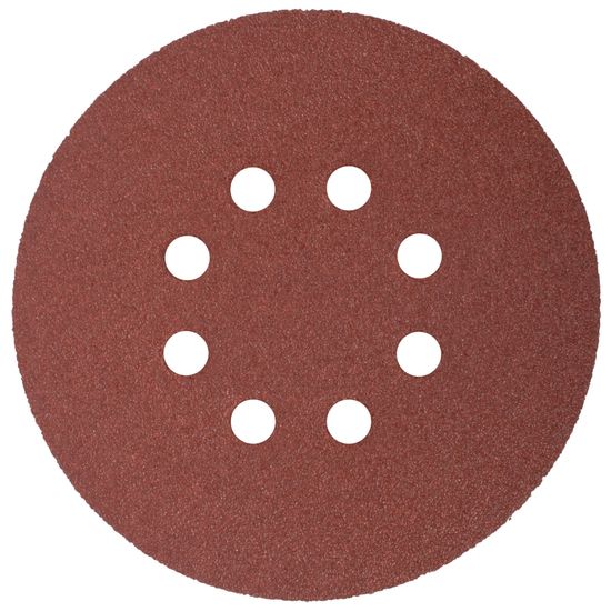Sanding Disc 150mm 60 Grit With Holes 10/pk Hook And Loop