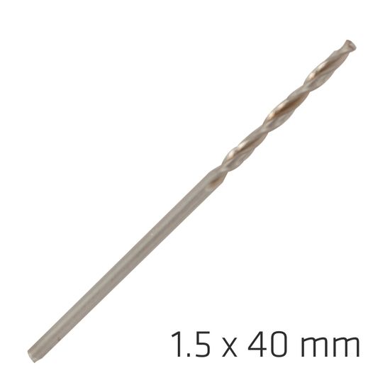 ALPEN Pro Hss 1.5mm Drill Din 338 Rn 135 Split Point Plastic Wallet (