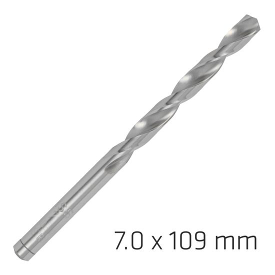 ALPEN Pro Hss 7mm Drill Din 338 Rn 135 Split Point Plastic Wallet