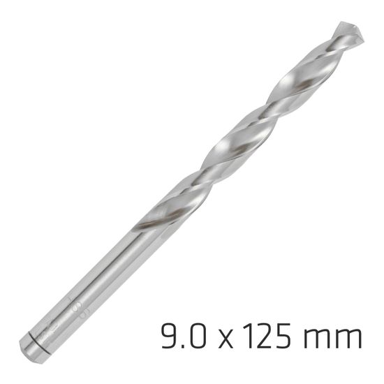 ALPEN Pro Hss 9mm Drill Din 338 Rn 135 Split Point Plastic Wallet