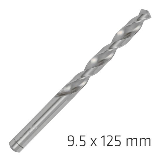 ALPEN Pro Hss 9.5mm Drill Din 338 Rn 135 Split Point Plastic Wallet