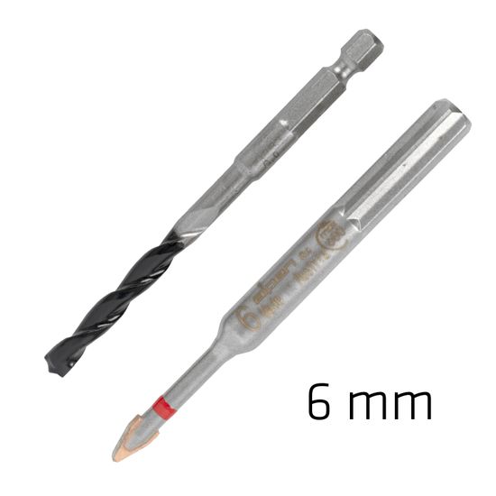 6.0mm Porcelain & Concrete C Protector Drill Bit Set Tile