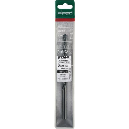 Hss Super Drill Bit Long 5 X 132mm Pouch