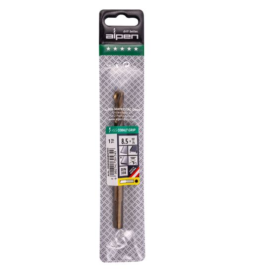 Hss Cobalt 8.5 Plw Grip 3-sided