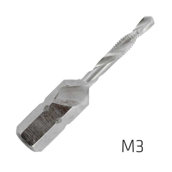 ALPEN Combination Tap Plw M3 1/4' Shank