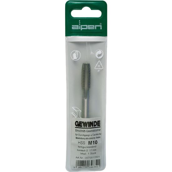 Tap 12mm Hss In Pouch 1.75mm Pitch