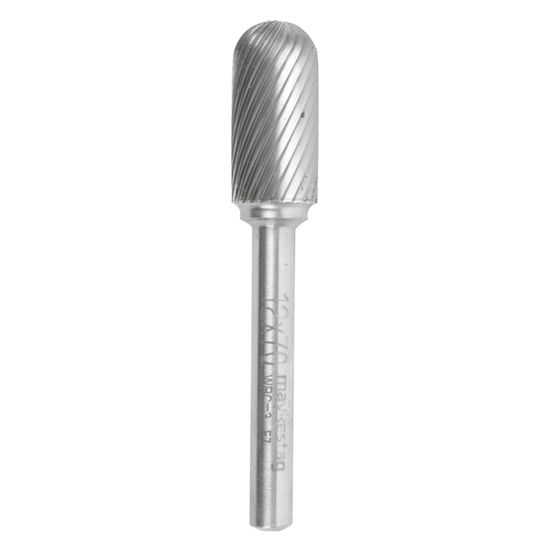 Tc Rotary Burr 12mm Ball Nose For Hard Metals