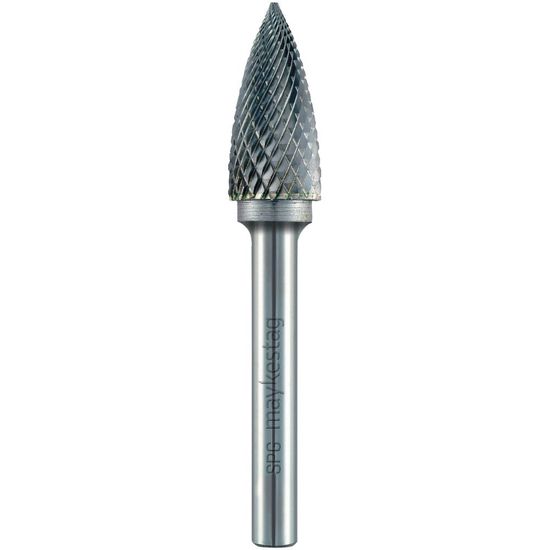 Tc Rotary Burr 12mm Arc Round Nose For Hard Metals