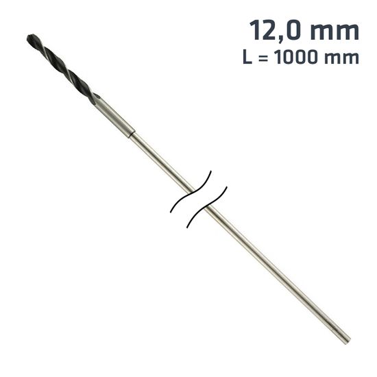 Wood Drill Bit 1000mm 12mm