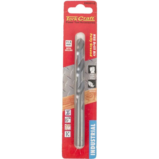 Drill Hss 11.5mm 135deg 1/card Industrial Bit