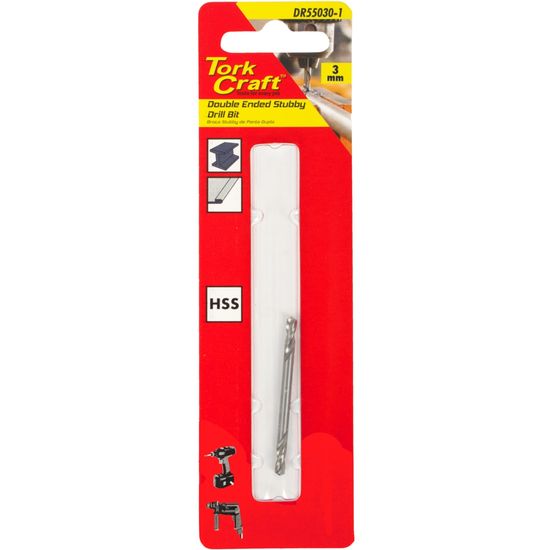 Double End Stubby Hss 3mm 1 Pc