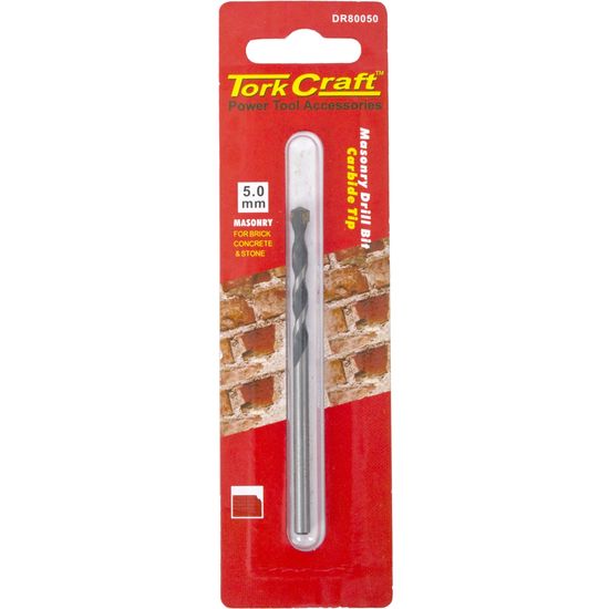 Drill Bit Masonry/concrete 5.0mm 1/card