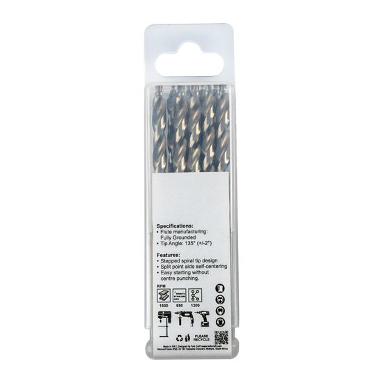 Precision-max Step Point 4.0mm Hss Dril 10 Pack