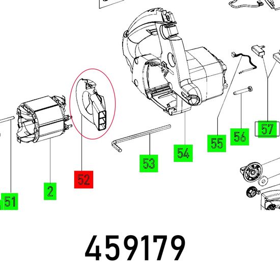 Air Guide Washe Ts 55 Ebq