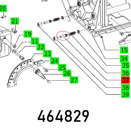 Spring-locked C Df 500 Q