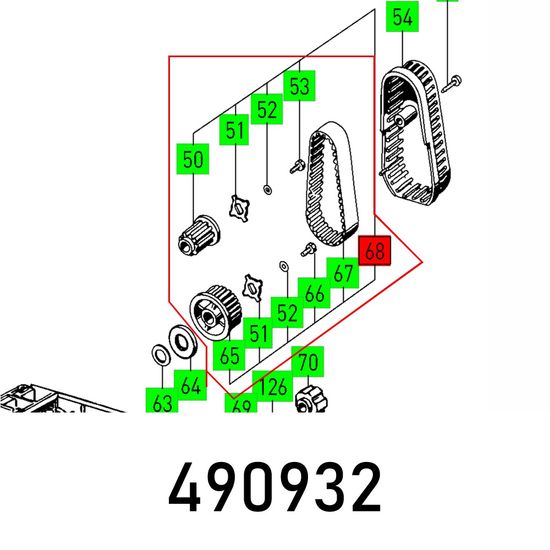 Belt Drive Et-teil Bs 105 E