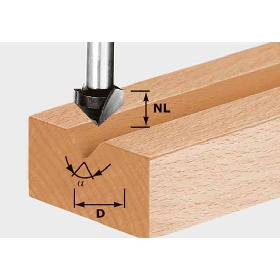 Cutter - V Groo Hw D14-7-90grad