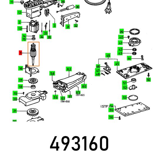 Armature 230v Rs 3 Et-bg 230v