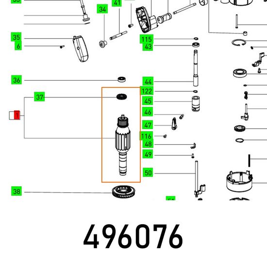 Armature Of 2200 Eb 230v