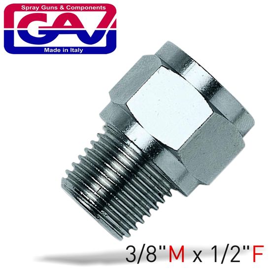 Taper Reducer Bush 3/8 X 1/2 M/f