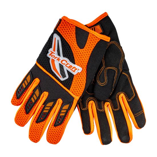 Limited Edit. 2xl Racing Glove Orange Syn. Leather