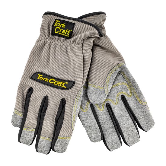 Mechanics Glove X Large Synthetic Leather Palm Spandex Back