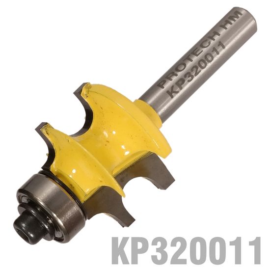 Large Bead Bit 1 5/16' X 5/8' Radius 5/16' 1/4' Shank