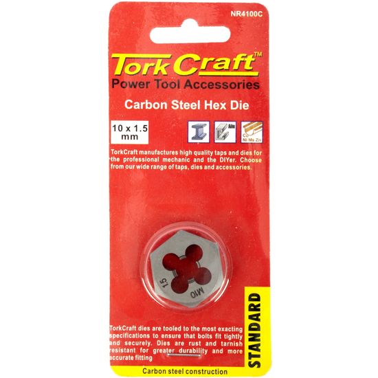 Die Carb.steel 10x1.50mm Card