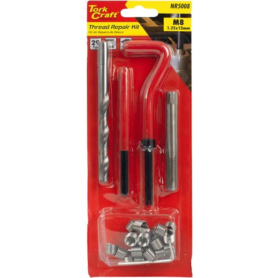 Thread Repair Kit 29pc M8 X 1.25 X 1.5d Internal Thread Carded