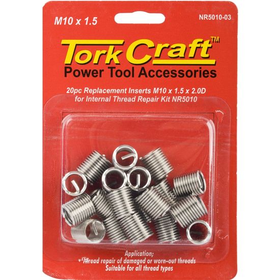 Thread Repair Kit M10 X 1.5 X 2.0d Repl. Inserts For Nr5010