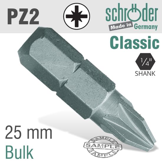 Pozi.no.2x25mm Classic Bit Bulk