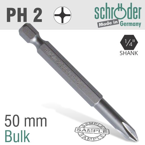 Phillips No.2 X 50mm Classic Power Bit