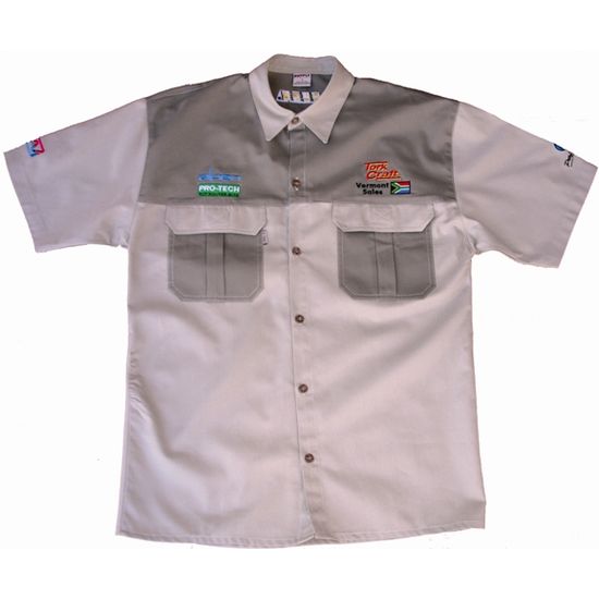 Vermont Mens Bush Shirt Khaki 100% Cotton Xl