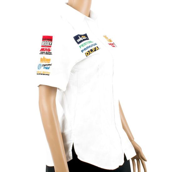 Ladies Blouse - White 3/4 - 3x-large