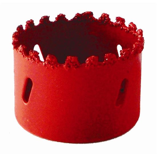Hole Saw Carbide Grit 57mm - Red