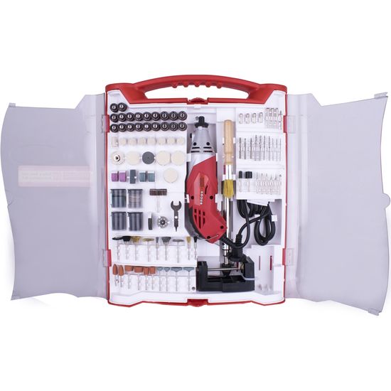 Rotary Tool 170w Accessory Set 245pc With Stand And Flex Shaft