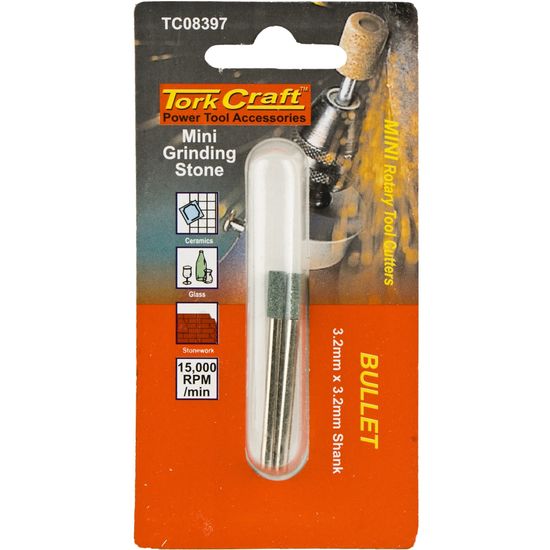 Mini Grinding Stone 3.2mm Bullet 3.2mm Shank