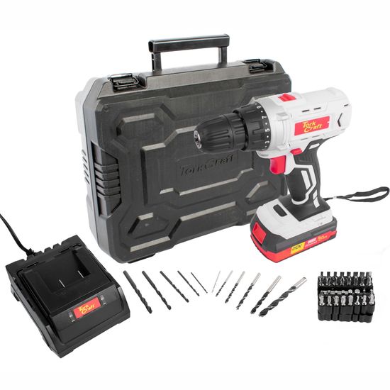 Drill Driver Dd10 20v 10mm 35nm 2.0 Ah Bat Std Charg 44 Pcs Acc