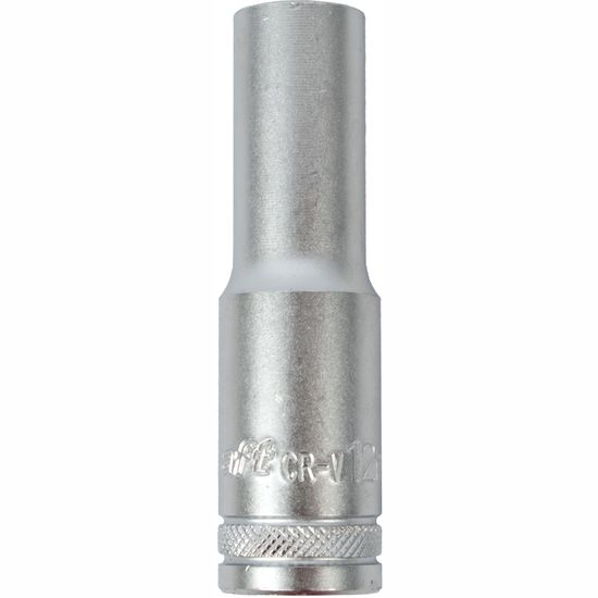 Socket 12mm 1/2' Dr Deep Socket Crv 12 Point