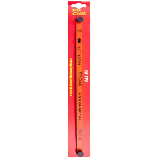 2pc Hacksaw Blade Bi-metal 18tx300 Hanging Card