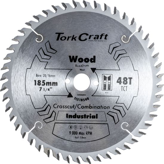 Blade Tct Euro Tip 185 X 48t 20/16mm Profesional
