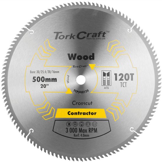 Blade Contractor 500 X 120t 30/1 Circular Saw Tct