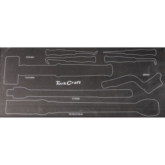 Tool Box 154 Pce 3 Drawer & Top Tray 535x255 X 315mm Track Box